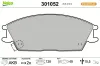 Bremsbelagsatz, Scheibenbremse Vorderachse VALEO 301052