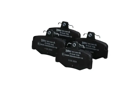 Bremsbelagsatz, Scheibenbremse Hinterachse VALEO 301057A Bild Bremsbelagsatz, Scheibenbremse Hinterachse VALEO 301057A