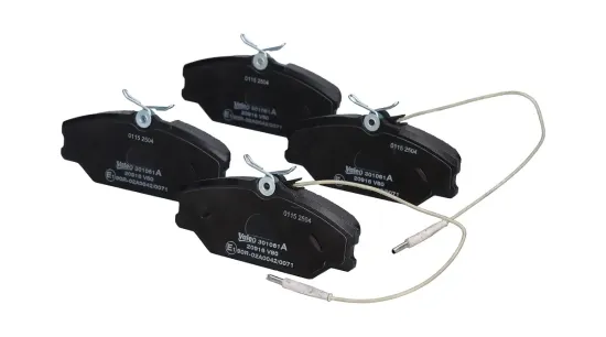 Bremsbelagsatz, Scheibenbremse Vorderachse VALEO 301061A Bild Bremsbelagsatz, Scheibenbremse Vorderachse VALEO 301061A