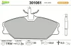 Bremsbelagsatz, Scheibenbremse Vorderachse VALEO 301061