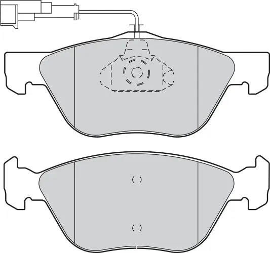 Bremsbelagsatz, Scheibenbremse Vorderachse VALEO 301065 Bild Bremsbelagsatz, Scheibenbremse Vorderachse VALEO 301065