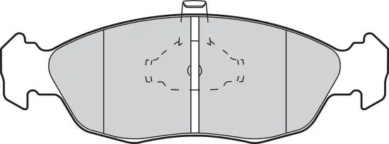 Bremsbelagsatz, Scheibenbremse Vorderachse VALEO 301074 Bild Bremsbelagsatz, Scheibenbremse Vorderachse VALEO 301074