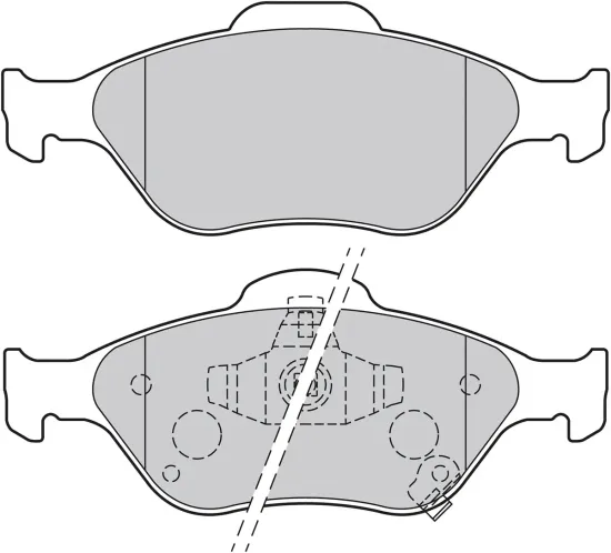 Bremsbelagsatz, Scheibenbremse Vorderachse VALEO 301076 Bild Bremsbelagsatz, Scheibenbremse Vorderachse VALEO 301076