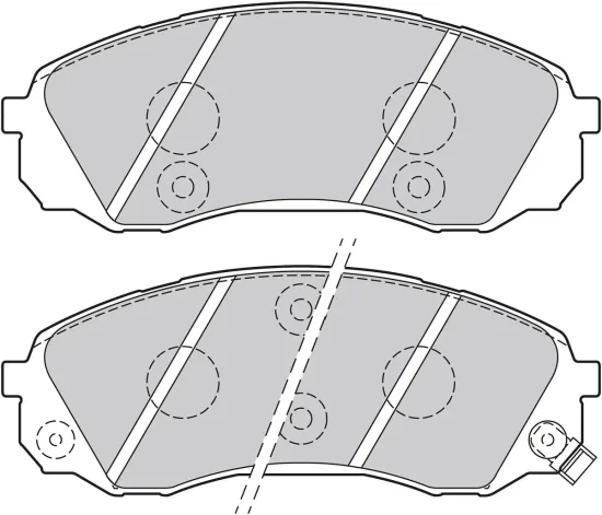 Bremsbelagsatz, Scheibenbremse Vorderachse VALEO 301077 Bild Bremsbelagsatz, Scheibenbremse Vorderachse VALEO 301077