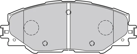Bremsbelagsatz, Scheibenbremse Vorderachse VALEO 301078 Bild Bremsbelagsatz, Scheibenbremse Vorderachse VALEO 301078