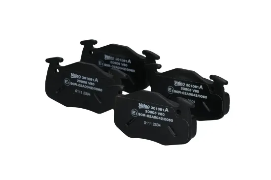 Bremsbelagsatz, Scheibenbremse Vorderachse VALEO 301081A Bild Bremsbelagsatz, Scheibenbremse Vorderachse VALEO 301081A