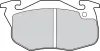 Bremsbelagsatz, Scheibenbremse Vorderachse VALEO 301081 Bild Bremsbelagsatz, Scheibenbremse Vorderachse VALEO 301081
