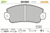 Bremsbelagsatz, Scheibenbremse Vorderachse VALEO 301091