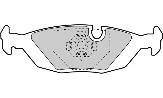 Bremsbelagsatz, Scheibenbremse Hinterachse VALEO 301103 Bild Bremsbelagsatz, Scheibenbremse Hinterachse VALEO 301103