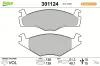 Bremsbelagsatz, Scheibenbremse Vorderachse VALEO 301124