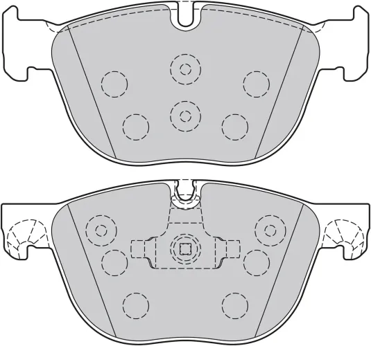 Bremsbelagsatz, Scheibenbremse Vorderachse VALEO 301130 Bild Bremsbelagsatz, Scheibenbremse Vorderachse VALEO 301130