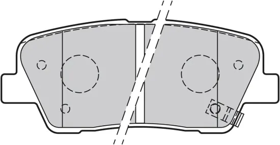 Bremsbelagsatz, Scheibenbremse Hinterachse VALEO 301134 Bild Bremsbelagsatz, Scheibenbremse Hinterachse VALEO 301134