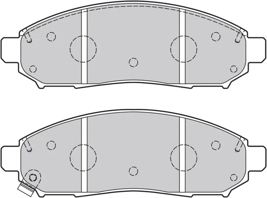 Bremsbelagsatz, Scheibenbremse Vorderachse VALEO 301140 Bild Bremsbelagsatz, Scheibenbremse Vorderachse VALEO 301140