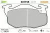 Bremsbelagsatz, Scheibenbremse Vorderachse VALEO 301155 Bild Bremsbelagsatz, Scheibenbremse Vorderachse VALEO 301155