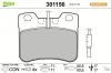 Bremsbelagsatz, Scheibenbremse Vorderachse VALEO 301156