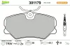 Bremsbelagsatz, Scheibenbremse Vorderachse VALEO 301179