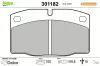 Bremsbelagsatz, Scheibenbremse Vorderachse VALEO 301182