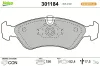 Bremsbelagsatz, Scheibenbremse Vorderachse VALEO 301184