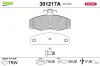 Bremsbelagsatz, Scheibenbremse Vorderachse VALEO 301217A