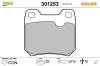 Bremsbelagsatz, Scheibenbremse Hinterachse VALEO 301253