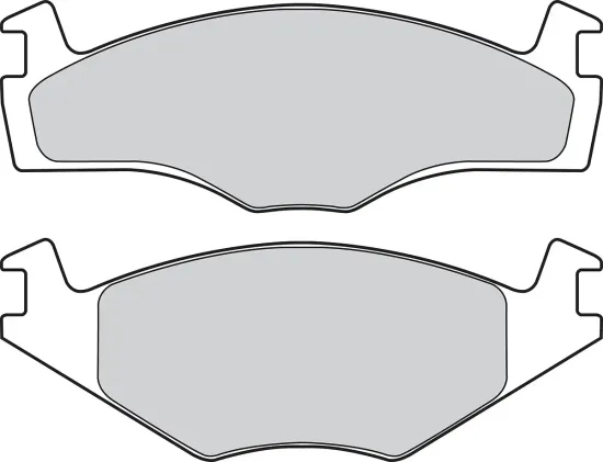 Bremsbelagsatz, Scheibenbremse Vorderachse VALEO 301258 Bild Bremsbelagsatz, Scheibenbremse Vorderachse VALEO 301258