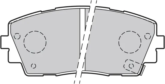 Bremsbelagsatz, Scheibenbremse Vorderachse VALEO 301299 Bild Bremsbelagsatz, Scheibenbremse Vorderachse VALEO 301299