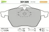Bremsbelagsatz, Scheibenbremse Vorderachse VALEO 301305