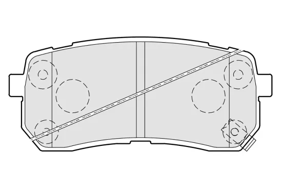 Bremsbelagsatz, Scheibenbremse Hinterachse VALEO 301308 Bild Bremsbelagsatz, Scheibenbremse Hinterachse VALEO 301308