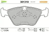 Bremsbelagsatz, Scheibenbremse Vorderachse VALEO 301310