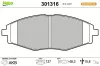Bremsbelagsatz, Scheibenbremse Vorderachse VALEO 301316