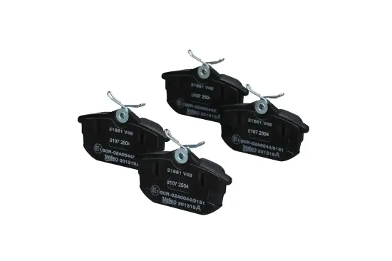 Bremsbelagsatz, Scheibenbremse Hinterachse VALEO 301319A Bild Bremsbelagsatz, Scheibenbremse Hinterachse VALEO 301319A