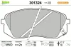 Bremsbelagsatz, Scheibenbremse Vorderachse VALEO 301324
