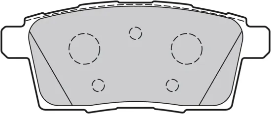 Bremsbelagsatz, Scheibenbremse Hinterachse VALEO 301336 Bild Bremsbelagsatz, Scheibenbremse Hinterachse VALEO 301336