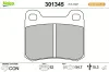 Bremsbelagsatz, Scheibenbremse Hinterachse VALEO 301345 Bild Bremsbelagsatz, Scheibenbremse Hinterachse VALEO 301345