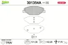Bremsbelagsatz, Scheibenbremse Vorderachse VALEO 301354A Bild Bremsbelagsatz, Scheibenbremse Vorderachse VALEO 301354A