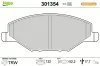 Bremsbelagsatz, Scheibenbremse Vorderachse VALEO 301354
