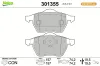 Bremsbelagsatz, Scheibenbremse Vorderachse VALEO 301355