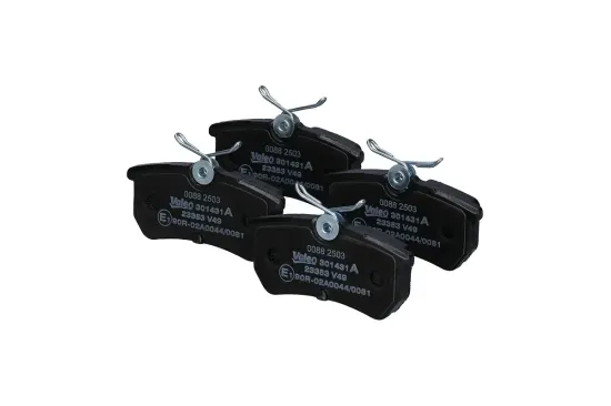 Bremsbelagsatz, Scheibenbremse Hinterachse VALEO 301431A Bild Bremsbelagsatz, Scheibenbremse Hinterachse VALEO 301431A