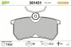 Bremsbelagsatz, Scheibenbremse Hinterachse VALEO 301431