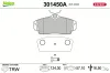 Bremsbelagsatz, Scheibenbremse Vorderachse VALEO 301450A Bild Bremsbelagsatz, Scheibenbremse Vorderachse VALEO 301450A