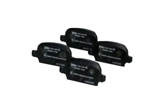 Bremsbelagsatz, Scheibenbremse Hinterachse VALEO 301457A Bild Bremsbelagsatz, Scheibenbremse Hinterachse VALEO 301457A