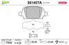 Bremsbelagsatz, Scheibenbremse Hinterachse VALEO 301457A