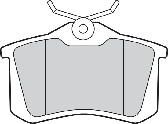 Bremsbelagsatz, Scheibenbremse Hinterachse VALEO 301474 Bild Bremsbelagsatz, Scheibenbremse Hinterachse VALEO 301474