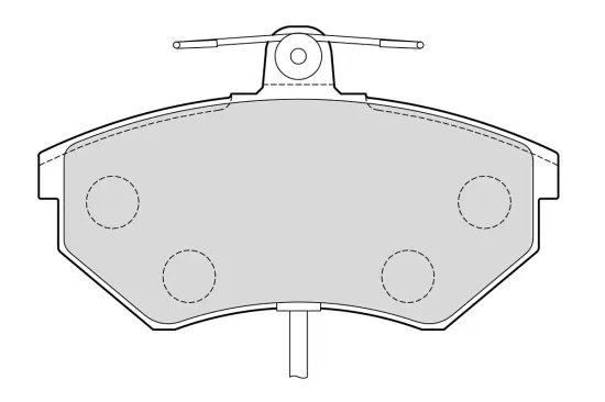 Bremsbelagsatz, Scheibenbremse Vorderachse VALEO 301484 Bild Bremsbelagsatz, Scheibenbremse Vorderachse VALEO 301484