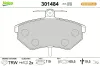 Bremsbelagsatz, Scheibenbremse Vorderachse VALEO 301484 Bild Bremsbelagsatz, Scheibenbremse Vorderachse VALEO 301484