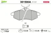 Bremsbelagsatz, Scheibenbremse Vorderachse VALEO 301500A Bild Bremsbelagsatz, Scheibenbremse Vorderachse VALEO 301500A