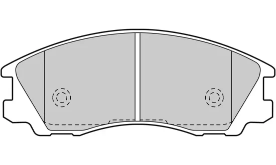 Bremsbelagsatz, Scheibenbremse Vorderachse VALEO 301506 Bild Bremsbelagsatz, Scheibenbremse Vorderachse VALEO 301506