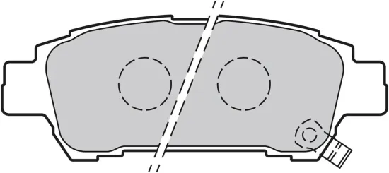 Bremsbelagsatz, Scheibenbremse Hinterachse VALEO 301542 Bild Bremsbelagsatz, Scheibenbremse Hinterachse VALEO 301542