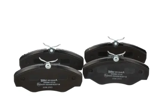 Bremsbelagsatz, Scheibenbremse Vorderachse VALEO 301545A Bild Bremsbelagsatz, Scheibenbremse Vorderachse VALEO 301545A