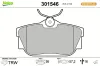 Bremsbelagsatz, Scheibenbremse Hinterachse VALEO 301546 Bild Bremsbelagsatz, Scheibenbremse Hinterachse VALEO 301546